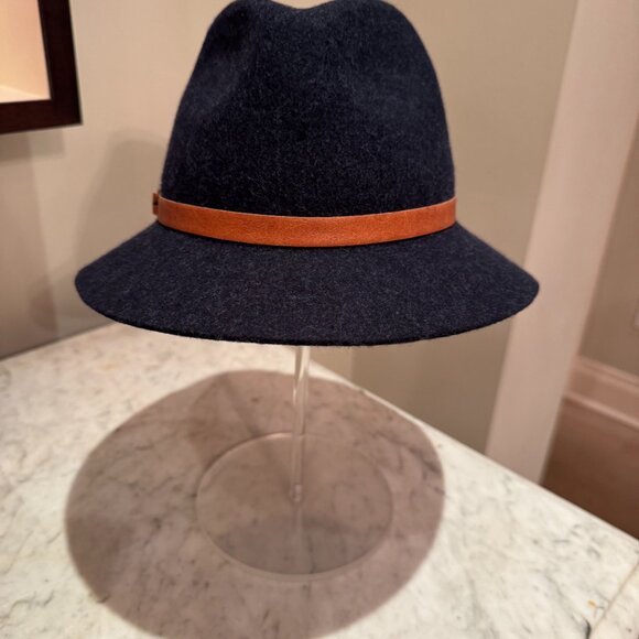 Eugenia Kim Wool Winter Hat Navy - Picture 2 of 7